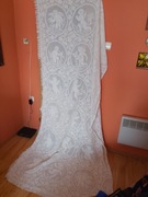 Firana szydełkowa vintage 