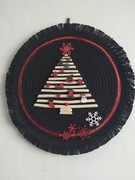 Wisząca Dekoracja CHOINKA ŚWIĘTA Mikołaj PREZENT