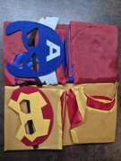 Peleryny super bohaterów zestaw 4szt.