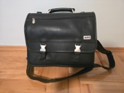 Torba serwisowa, montażowa, na laptopa, męska, czarna