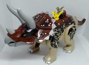 Dinozaur dinozaury klocki Triceratops Raptor Velociraptor jajo jaja