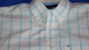 Tommy Hilfiger koszula krótki rękaw M/L kratka 