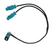 Konwerter żeński na 2x męski adaptera anteny FM