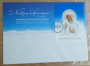 Kanonizacja Papieża Jana Pawła II koperta FDC