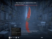 NÓŻ, SKÓRKA DO GRY CS2 Falchion Knife | Crimson Web (Minimal Wear)