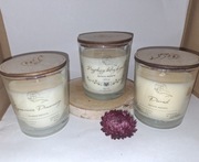 Świeca sojowa Cynamonowa Pomarańcza + Piernik +Kaszëbsczi bëlny brzód 