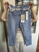 Nowe Jeansy M.Sara Mom Fit + paska