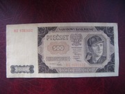 POLSKA Banknot 500 zł 1948 r. seria BZ