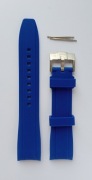 Pasek silikonowy do zegarka royal blue 21 mm