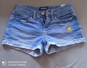 OLD NAVY, krótkie spodenki jeans 134, 8-11 lat