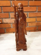 Piękna Drewniana Rzeźba Posąg lata 80/90