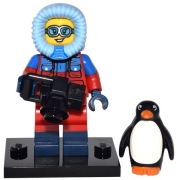 LEGO 71013 Wildlife Photographer Fotograf Pingwin Seria 16 col16-7 col250