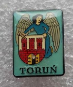 Herb TORUŃ - mocowanie pin