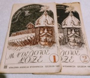 Madejowe łoże Walery Przyborowski komplet 2 zeszyty