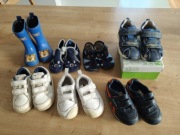 Zestaw butów dziecięcych 22, 23, 24 i 25 Nike Reebok Bejo i inne