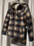 Kurtka z Kożuszkiem bluza wiosna jesień DKNY dziecięca krata 164 cm