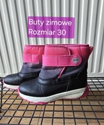 Ocieplane buty zimowe śniegowca dla dziewczynki Rozmiar 30