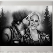 obraz 70x100 Deacon St John & Sarah - Days Gone