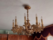 żyrandol w stylu rokokowym , styl Ludwika XV lub regencyjny