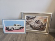 2 oprawione obrazy/plakaty Hansa Liski 