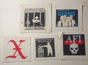 Naszywki punk zestaw  5 szt.