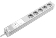 Rittal DK 7240.230 - listwa zasilająca przeciprzepięciowa - 5 gniazd