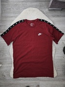 Koszulka nike Swoosh Rozmiar M Burgundowa Logo haft Koszulka nike tee