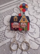 Brelok wieszak na klucze dla par Odlot 