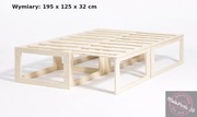 Łóżko rozkladane Idealne do vanów