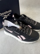 Buty damskie sneakersy REEBOK Glide sportowe czarne klasyczne skórzane r 38