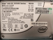 Dysk SSD Intel 80GB  SATA