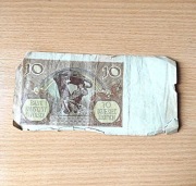 Banknot 10 złotych  Bank Emisyjny w Polsce okupacja niemiecka 1940