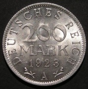 Niemcy 200 marek 1923 - stan menniczy -