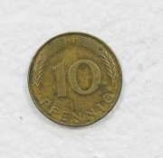 Moneta 10 PFENNIG 1973