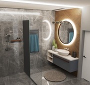 Projekt łazienki, kuchni, wizualizacja 3D