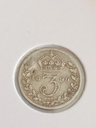 Wielka Brytania 3 pence-3 pensy 1899
