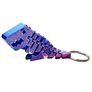 FIGURKA 3D BRELOK DINOZAUR DINOZAURY T-REX TYRANOZAUR TREX WIELOKOLOROWY 