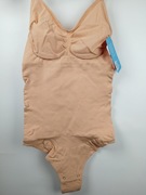 Body modelujące FeelinGirl 3XL wyszczuplające bezszwowe push up nude