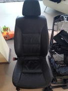 fotele bmw e60 e61 czarna skora 