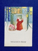 Elżbieta Fido Boże Narodzenie Wesołych Świąt pocztówka