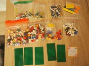 Lego różne elementy castle pirates town space z nadrukiem