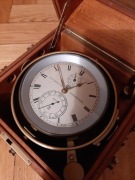 Chronometr okrętowy GUB Glashutte na chodzie