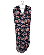 Gina Tricot asymetryczna sukienka midi do kolan wiskoza r. M