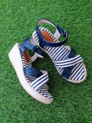 Sandały espadryle na koturnie Enrico Coveri rozmiar 31 wkładka 19,5 cm