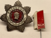 Odznaka Przodownik Pracy Socjalistycznej i przypinka