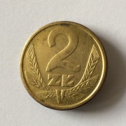 2 zł złote 1984 z obiegu 