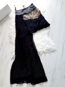 Zara atelier piękna spódnica z szarfą ekskluzywna kolekcja XS