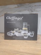 Cheffinger zestaw  6 szklanek  250 ml z karafką 1,8 l