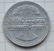 0555 Niemcy Weimar 50 fenigów 1921 J