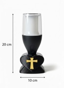 Znicz Solarny z efektem płomienia